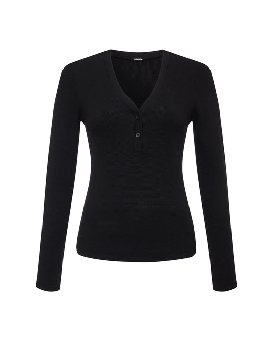 Baby Thermal V Neck Henley
